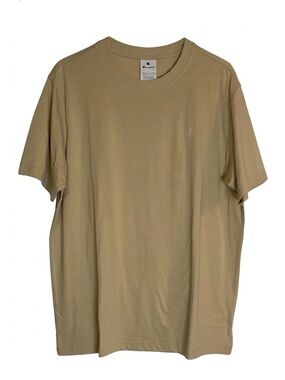 CHAMPION Short Sleeve Tee, Men’s Large, Western Khaki